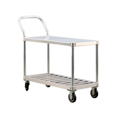 New Age 1416 19" W x 48" D Utility Cart with Handle - 800 Lbs. Capacity