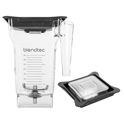 Blendtec 40-711-01 FourSide 75 Oz. Copolyester Jar - Clear Black Lid - Pack of 5