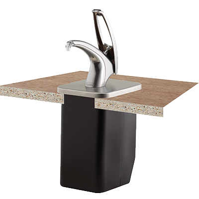 San Jamar P4100 Frontline Pump Universal Condiment System Frontline Pump Universal Condiment System n-Counter Unit Metal Finish