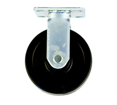 New Age C500 6&quot; Dia Polyolefin Wheel Tread Rigid Plate Caster