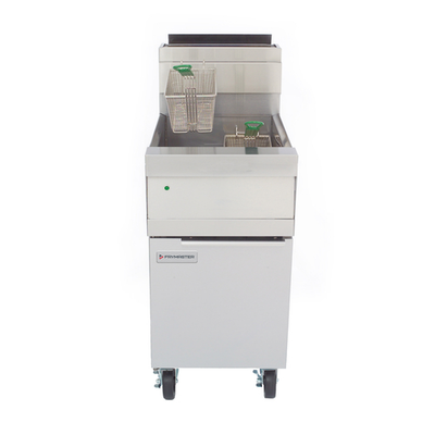 Frymaster HD160G-NG 80 Lbs. Stainless Steel Natural Gas Frymaster Decathlon HD Series Fryer - 125,000 BTU