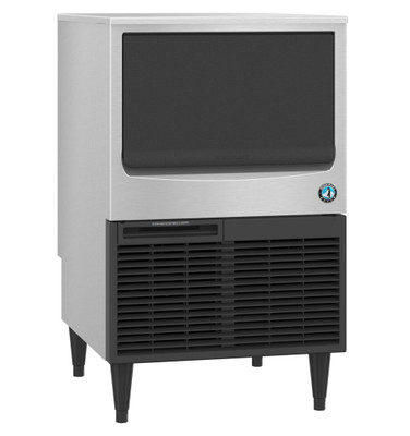 Hoshizaki KM-161BAK 156 Lbs. Stainless Steel Air-Cooled Cube Ice Maker with Bin - 115 Volts 3.5 Amps