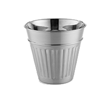 American Metalcraft OSCAR2 5" 32 Oz. Stainless Steel Table Top Trash Can