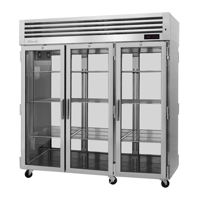 Turbo Air PRO-77H-G-PT PRO Series Heated Cabinet Pass-Thru Three-Section 78.1 cu. ft