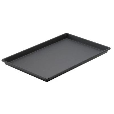 Winco SPP-1218 18"W Rectangle Steel Rectangle Sicilian Pizza Pan