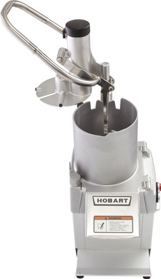 Hobart FP250-1B 11.25" Stainless Steel Angled Continuous Feed Design Food Processor - 120 Volts