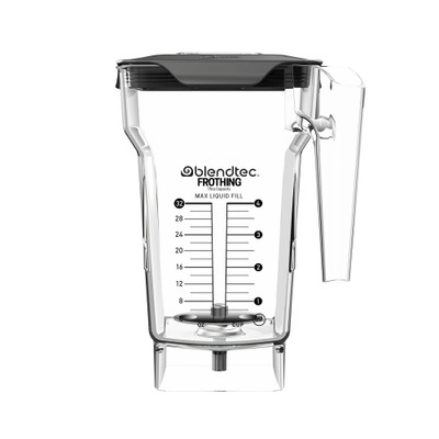 Blendtec 40-611-60 Frothing Jar 32 Oz. Copolyester - Clear Black Lid