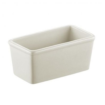 CAC China HSP-9-AW American White Ceramic Rectangular Accessories Sugar Packet Holder (3 Dozen Per Case)
