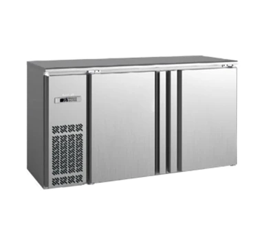 Infrico USA IMD-ERV60IISD 60.75"W Two-Section Solid Door Back Bar Cooler