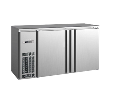 Infrico USA IMD-ERV60IISD 60.75"W Two-Section Solid Door Back Bar Cooler