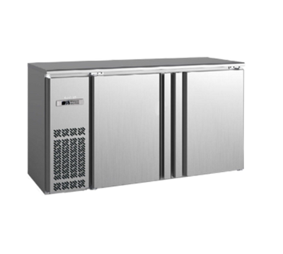 Infrico USA IMD-ERV60IISD 60.75"W Two-Section Solid Door Back Bar Cooler