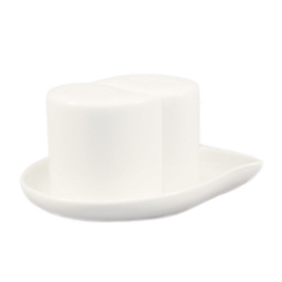 CAC China PSP-3 Bone White Porcelain Goldbook Salt and Pepper Shaker Set (12 Set Per Case)