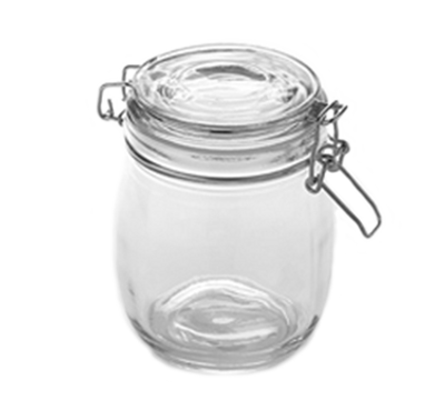 American Metalcraft HMJ5 26 Oz. Clear Glass Mason Jar