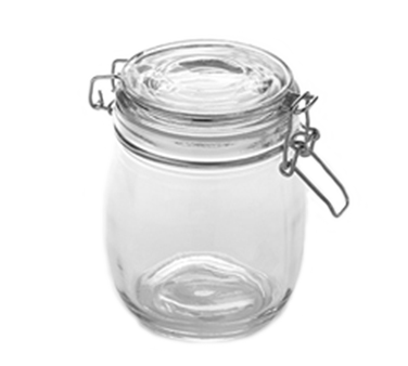 American Metalcraft HMJ5 26 Oz. Clear Glass Mason Jar