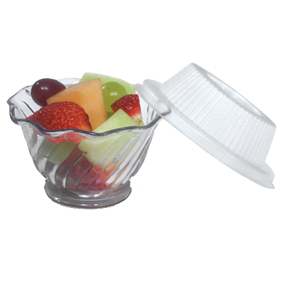 Dinex DXSWC507 5oz. Tulip Turnbury Swirl Bowl (96/cs