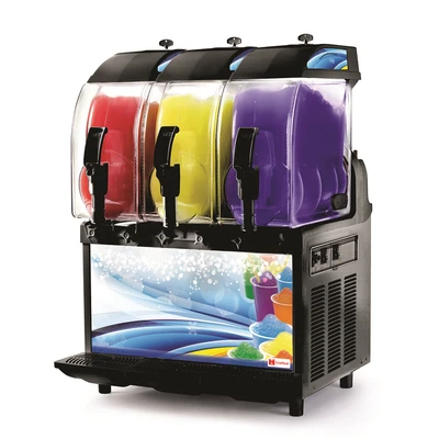 Crathco-UNIC I-PRO 3M W/ LIGHT (3) 2.9 Gallon Countertop Frozen Granita Dispenser with Light Panel - 115 Volts