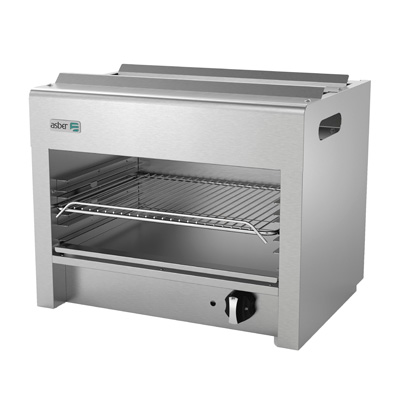 Asber AECM-24-LP 24" W Liquid Propane Cheesemelter - 20,000 BTU
