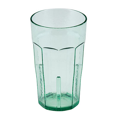 Cambro LT16427 16 Oz. Spanish Green SAN Plastic Laguna Tumbler - 36/Case