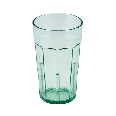 Cambro LT16427 16 Oz. Spanish Green SAN Plastic Laguna Tumbler