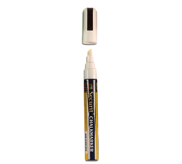 American Metalcraft SMA510V4WT Small Tip White Securit Chalk Markers (Pack of 4)
