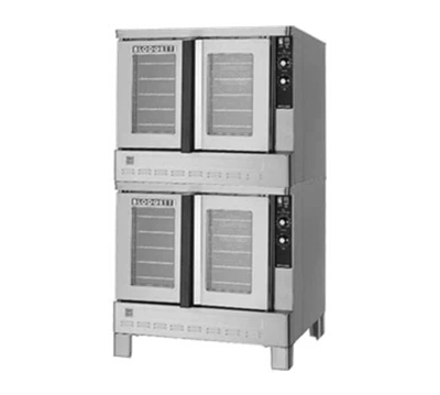 Blodgett ZEPH-200-G DBL-LP Zephaire Liquid Propane Double-Deck Convection Oven - 120,000 BTU/Deck