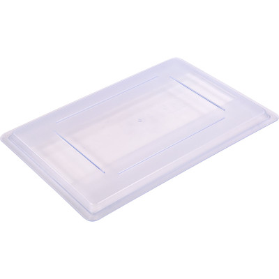 Carlisle 10627C14 26" L x 18" W Polycarbonate Transparent Blue Storplus Food Storage Lid