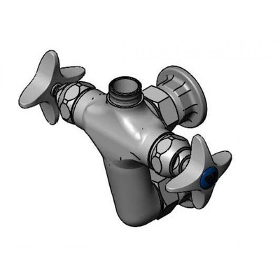 T&S Brass B-0315-LN Double Pantry Faucet splash-mounted