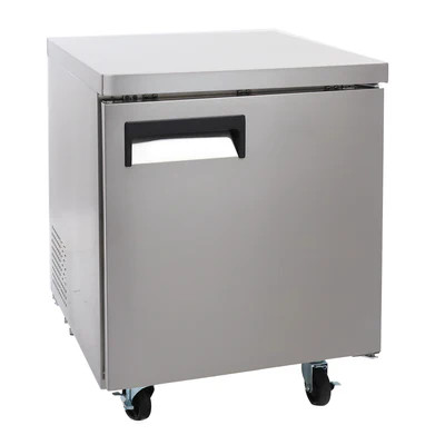 Admiral Craft USUCFZ-27 27" W 1 Section Solid Door Reach-In U-STAR Undercounter Freezer - 115 Volts