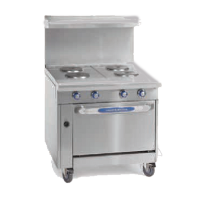Imperial IHR-4-1HT-E-M 36" Heavy Duty Range - 208 Volts