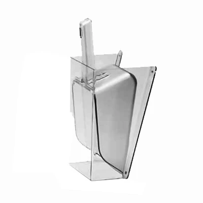 Cal-Mil 1031-64 5" W x 13.75" H x 8.5" D Plastic Wall-Mount Econo Scoop Guard