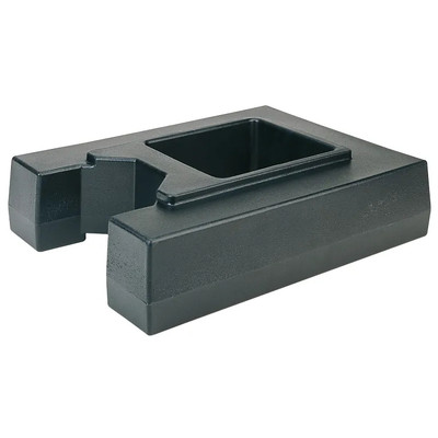 Cambro R1000LCD110 Black Riser