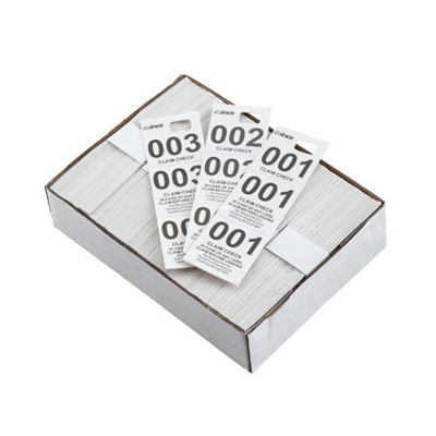 Winco CCK-5WT Coat Check White ( 500 pieces per Box)