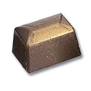 Matfer Bourgeat 380112 Chocolate Mold Wickerwork Square 1" L x 1" W x 0.67" H Polycarbonate