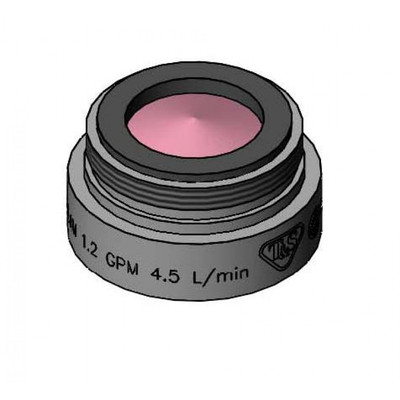 T&S Brass B-0199-09-F12 Aerator vandal resistant 1.2 GPM