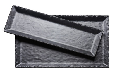 Cal-Mil 3459-217-65M
 Plastic
 Black
 Rectangular
 Platter