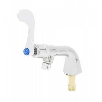 T&S Brass B-0805-01 Slow Self-Closing Faucet heavy duty 4" wrist action 1/2" NPS threaded shank 1/2" O.D. slip inlet