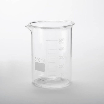 American Metalcraft GBE17 17 Oz. 3.25" Dia. x 5" H Glass Beaker