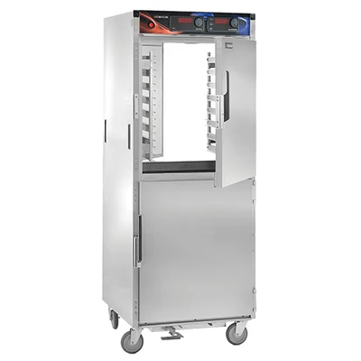 Cres Cor H138PWS1834D AquaTemp 28.25" W Stainless Steel Pass-Thru Mobile Heated Humidity Cabinet - 120 Volts