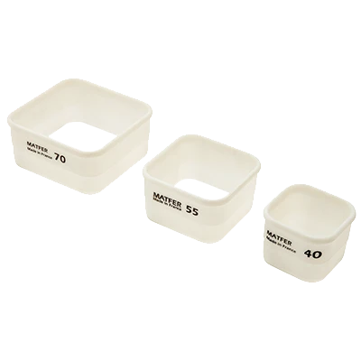 Matfer Bourgeat 150244 ExoGlass Pastry Cutter 2-1/8"L x 2-1/8"W Square One-Piece Composite Material