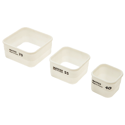 Matfer Bourgeat 150244 ExoGlass Pastry Cutter 2-1/8"L x 2-1/8"W Square One-Piece Composite Material