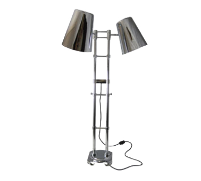 Bon Chef 9684 Chrome Double Heat Lamp - 110 Volts 250 Watts