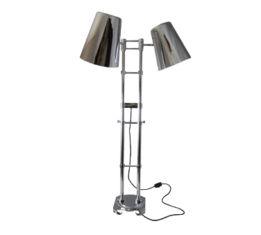 Bon Chef 9684 Chrome Double Heat Lamp - 110 Volts 250 Watts