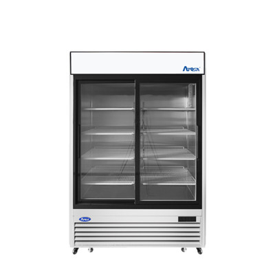 Atosa MCF8709GR 44.9 Cu. Ft. Sliding Door Refrigeration Merchandiser - 115 Volts