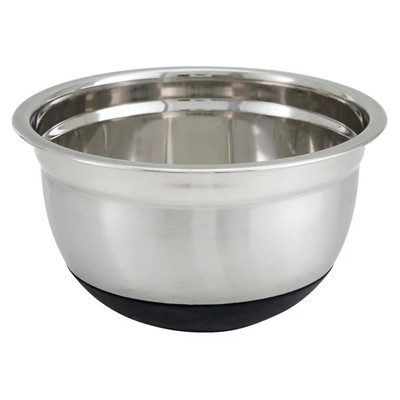 Winco MXRU-500 5 qt. Stainless Steel Mixing Bowl