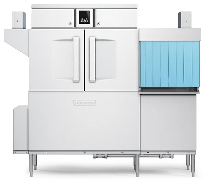 Hobart CL66C-DWR+BUILDUP Low Temp Conveyor Dishwasher With Booster Heater