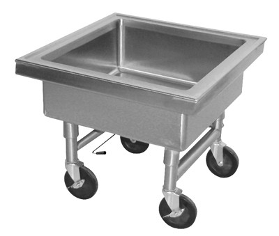 Advance Tabco 9-FSS-20-EC-X 20" H x 24" W x 24" D Stainless Steel Portable Special Value Soak Sink