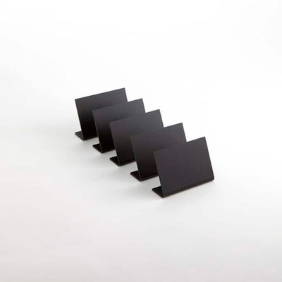 American Metalcraft TBABLA8 2.88" W Black Chalkboard (Pack of 5)