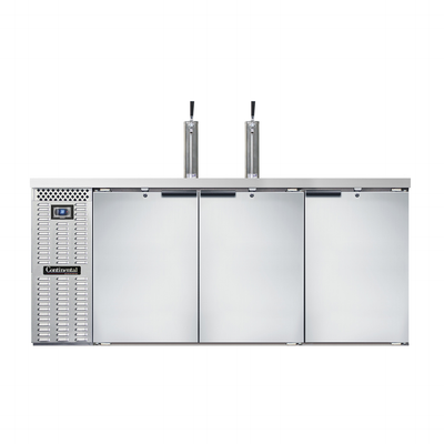 Continental Refrigerator KC79SNSS 79"W Solid Door Keg Cooler