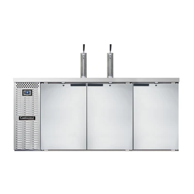 Continental Refrigerator KC79SNSS 79"W Solid Door Keg Cooler