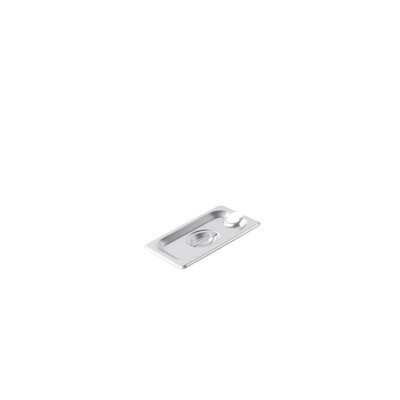 CAC China SPCN-N Stainless Steel 0.11 Size Notched Flat Steam Pan Cover (72 Each Per Case)